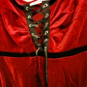 Velvet maroon blouse